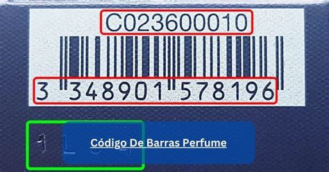 codigo de barras perfume